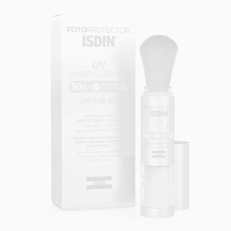 Αντηλιακό σε μορφή πούδρας, Fotoprotector UV Mineral Brush Sunscreen SPF 50+, ISDIN (στα φαρμακεία)