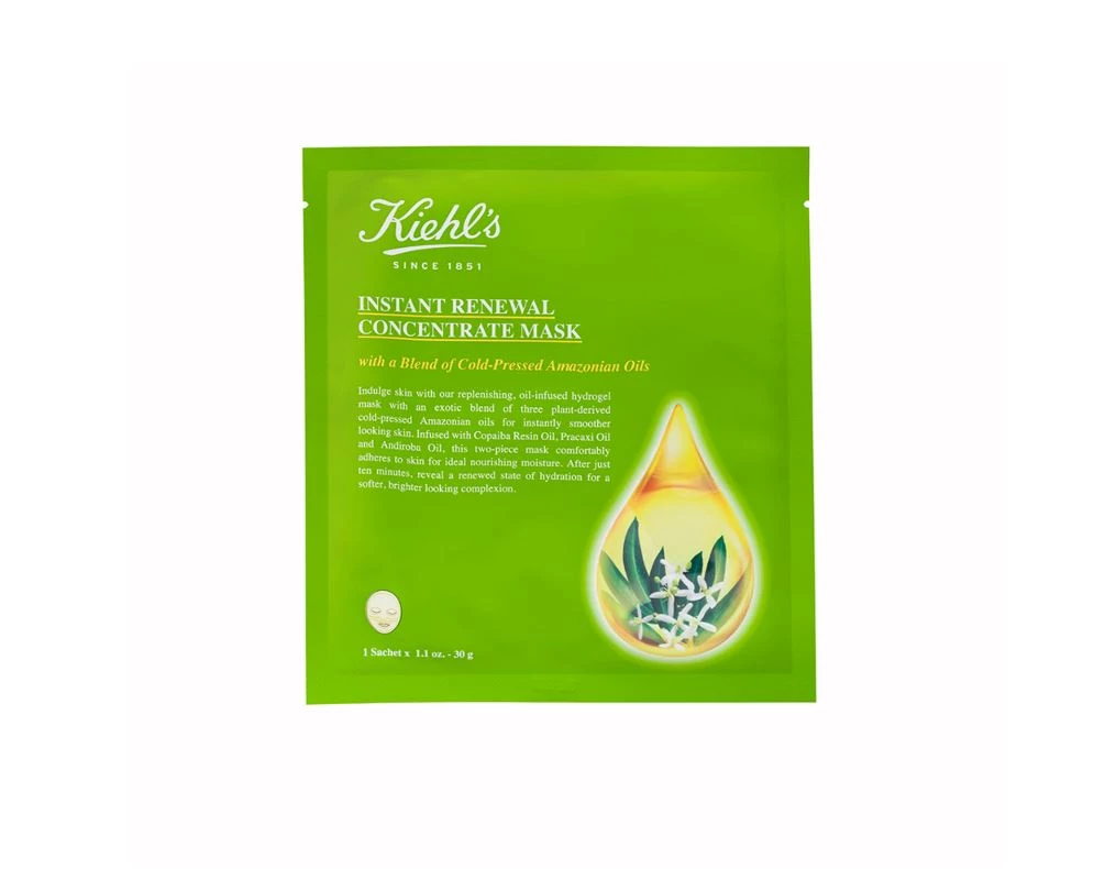 Μάσκα για θρέψη και ενυδάτωση, Instant Renewal Concentrate Mask, Kiehl's