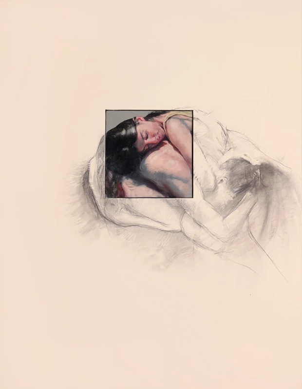 Έργο του Βαγγέλη Ρήνα από τη νέα του έκθεση στη Skoufa Gallery