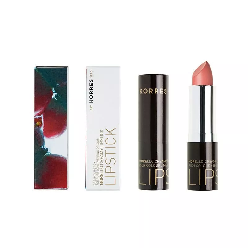 Κρεμώδες κραγιόν με έλαιο από βύσσινο, Morello Creamy Lipstick στην απόχρωση 14 Golden Pink, KORRES (στα φαρμακεία)