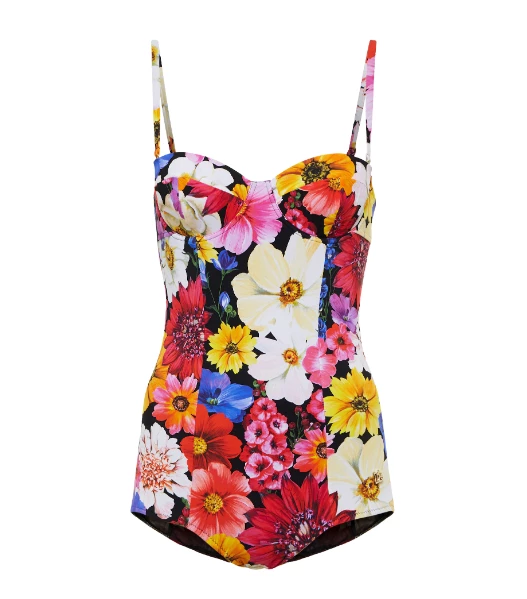 Φλοράλ ολόσωμο μαγιό, Dolce & Gabbana.