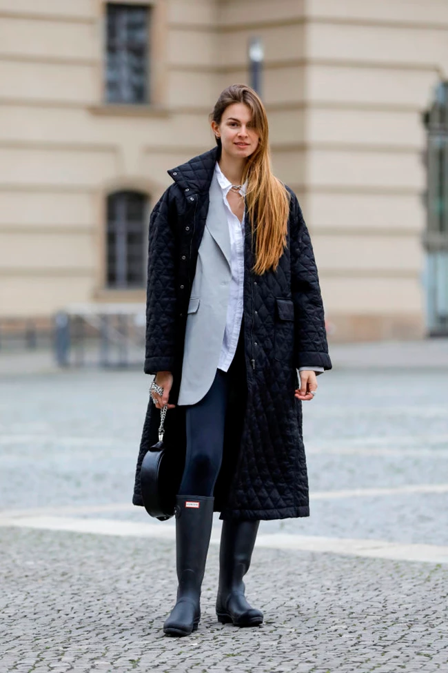Street style γαλότσες