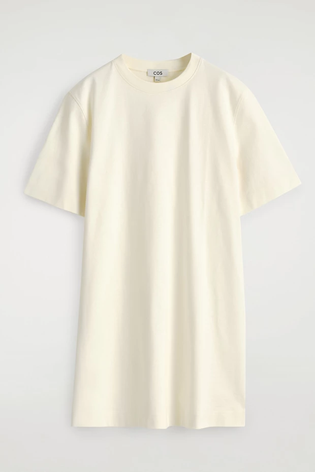 Βαμβακερό mini T-shirt φόρεμα, COS