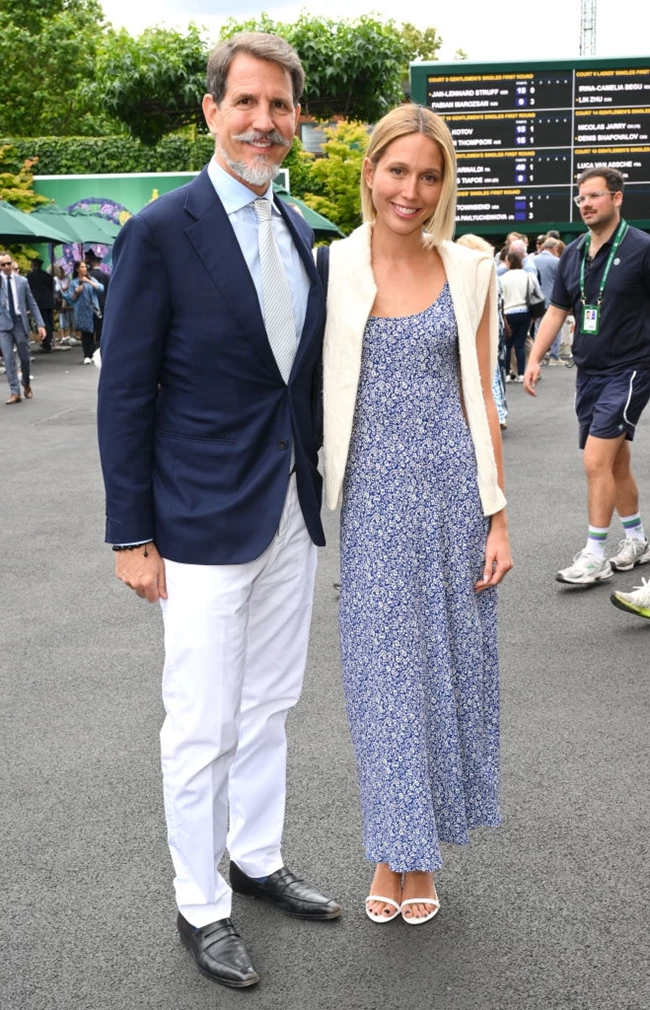 Μαρία Ολυμπία | Με τον πατέρα της, Παύλο στο Wimbledon