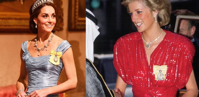 Kate Middleton and Diana