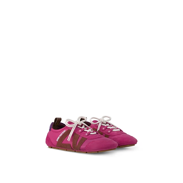 FUCHSIA NAPPA _ SUEDE LV SNEAKERINA