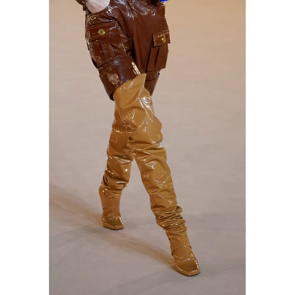 Thigh - high boots