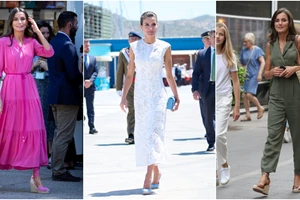 Βασίλισσα Letizia | Η στιγμή που τρέχει να βοηθήσει μία γυναίκα που σκόνταψε
