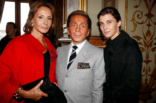 Naty Abascal, Valentino Garavani and Rosario de Bulgarie