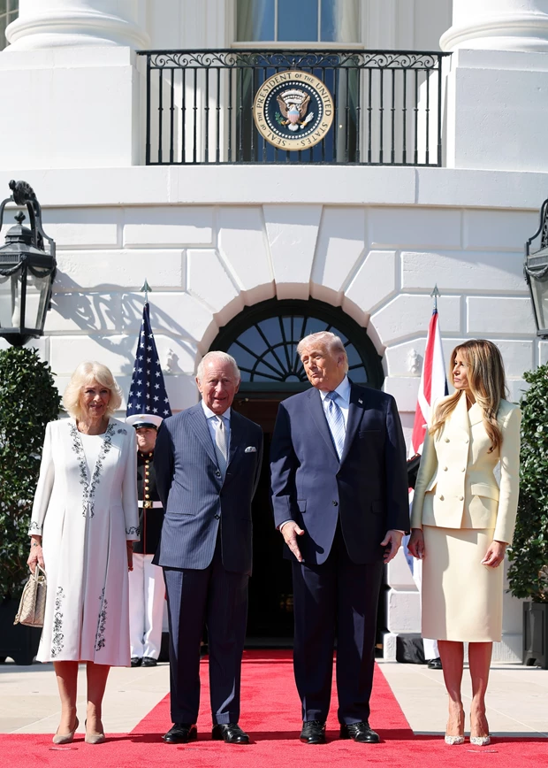 Καμίλα, Κάρολος, Donald Trump, Melania Trump