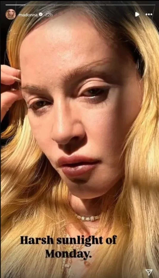Η Madonna στην πιο αληθινή της φωτογραφία | Χωρίς ίχνος μακιγιάζ, κόντρα στον ήλιο