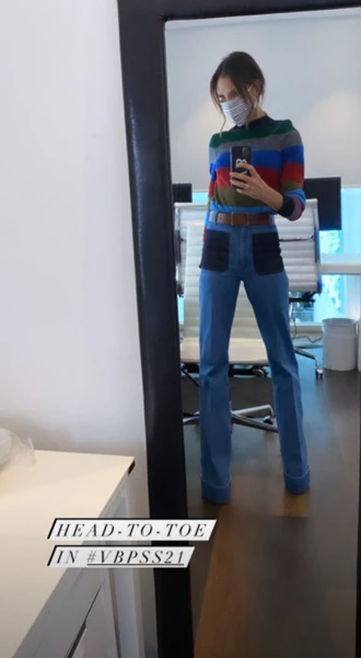 Το outfit της Victoria Beckham πριν από την παρουσίαση του show της θα μπει στη wishlist σας