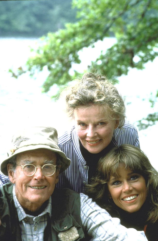 Jane Fonda - Henry Fonda- Katharine Hepburn