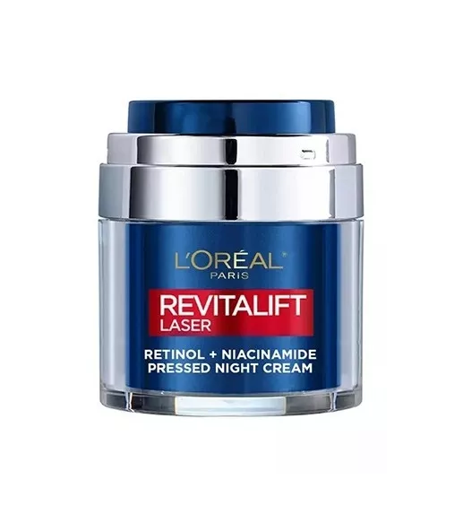Revitalift Laser Retinol + Niacinamide Pressed Night Cream, L'Oréal Paris