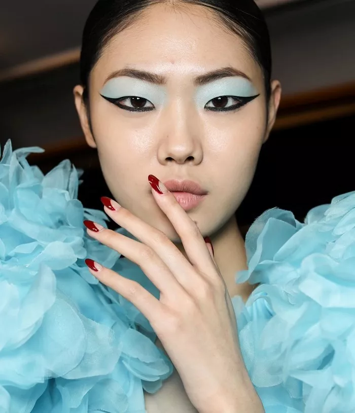Prabal Gurung: Berry french tips