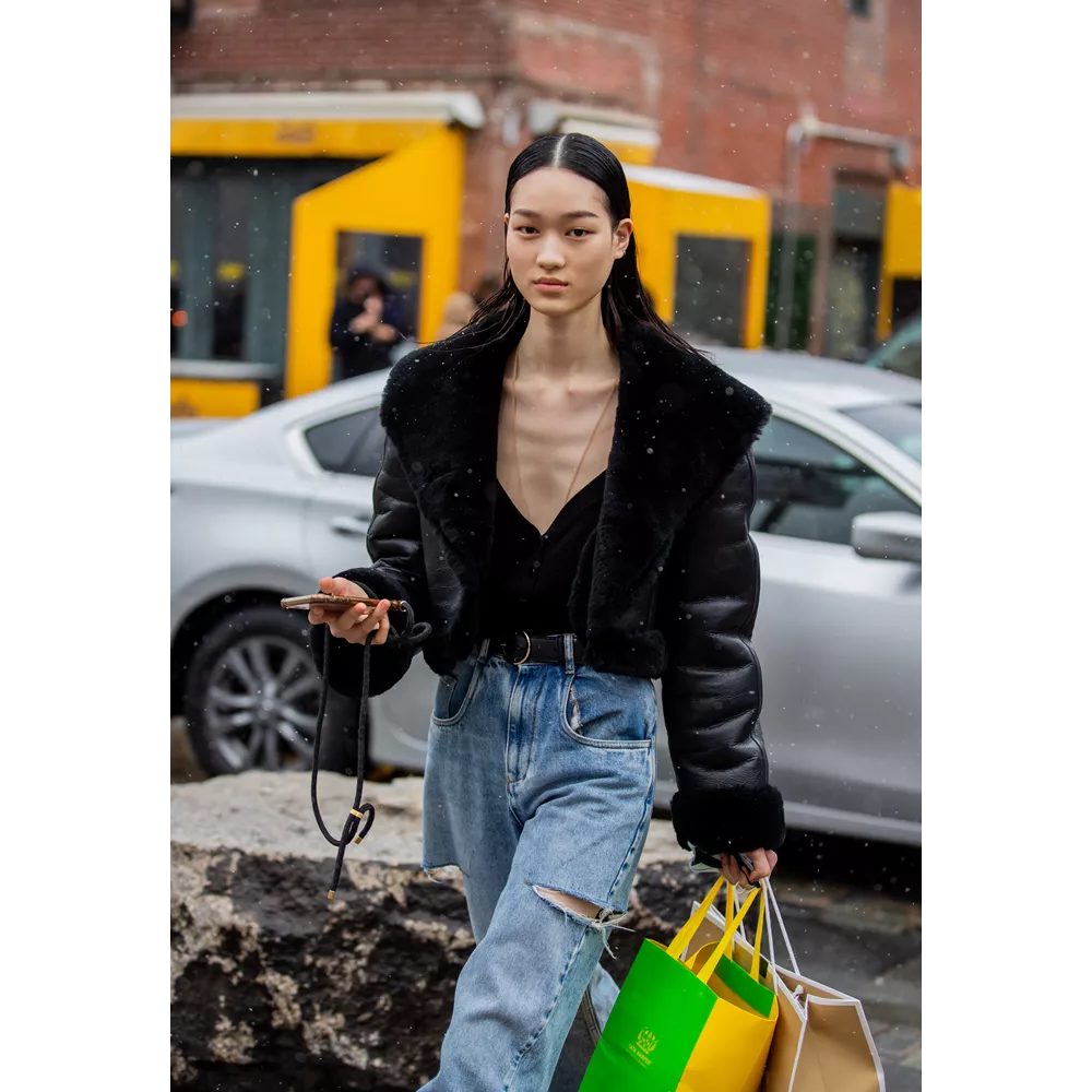 Leather bombers