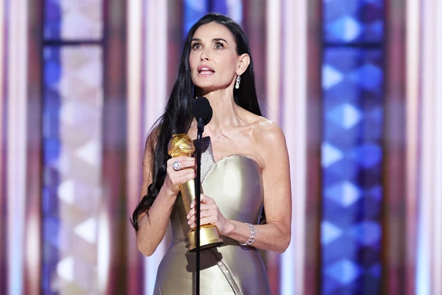 Η Demi Moore με τον Bruce Willis σε Oscar party του 1989 όταν η υποψηφιότητα για το βραβείο Α γυναικείου ρόλου ήταν ένα όνειρο