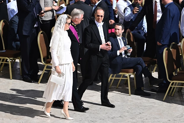 Ο βασιλιάς Φίλιππος του Βελγίου και η βασίλισσα Ματθίλδη του Βελγίου