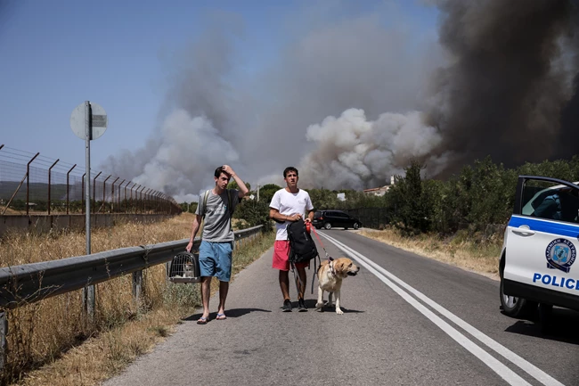Πυρκαγιές Ελλάδα Αύγουστος 2021