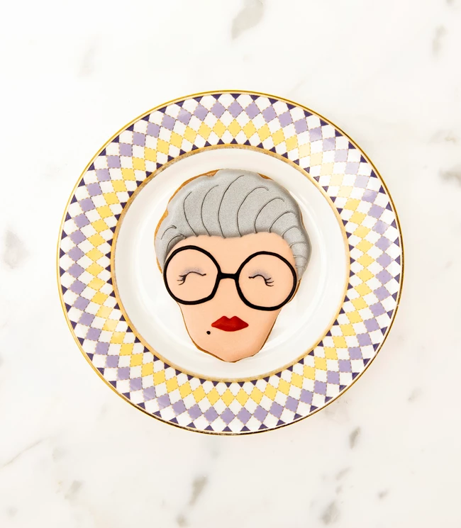 Iris Apfel pretaporter