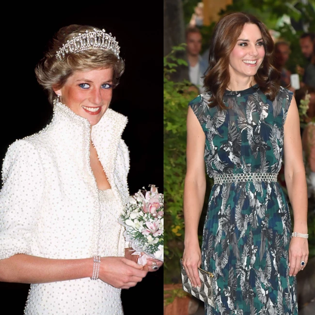 Kate Middleton and Diana