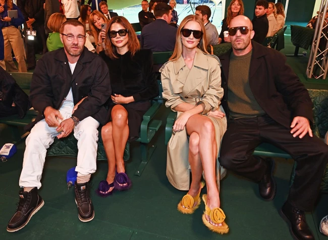 Joel Edgerton, Christine Centenera, Rosie Huntington-Whiteley and Jason Statham
