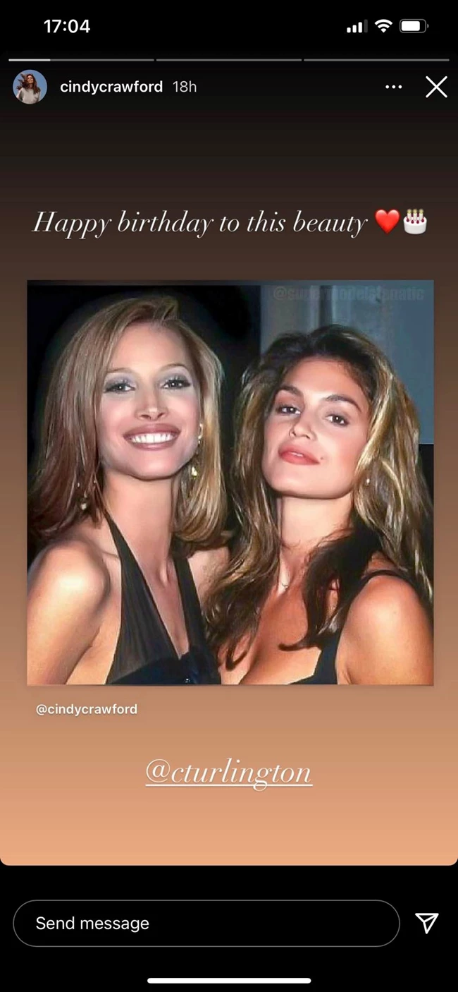 Cindy Crawford - Christy Turlington
