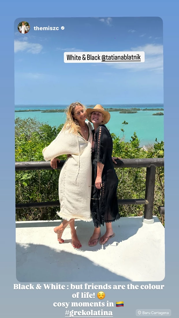 Τατιάνα Μπλάτνικ | Απόδραση στην Κολομβία, δύο μήνες μετά τον γάμο του Νικόλαου Ντε Γκρες