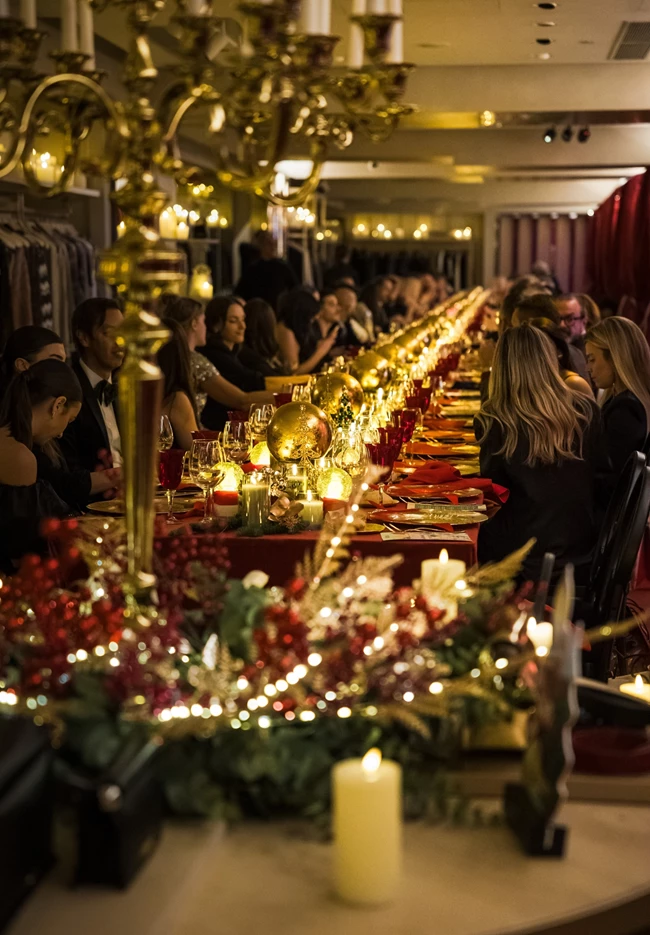 Οι Chic & Sparkle εμφανίσεις στο Private Festive Dinner των πολυκαταστημάτων attica