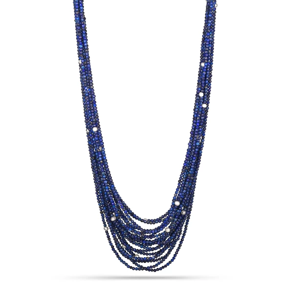 Κολιέ Rio από λάπιs λάζουλι και fresh water pearls, Li-LA-LO