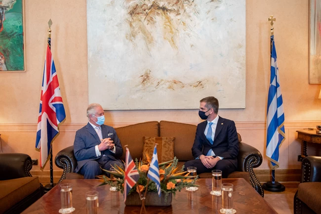 πρίγκιπας Κάρολος στην Αθήνα