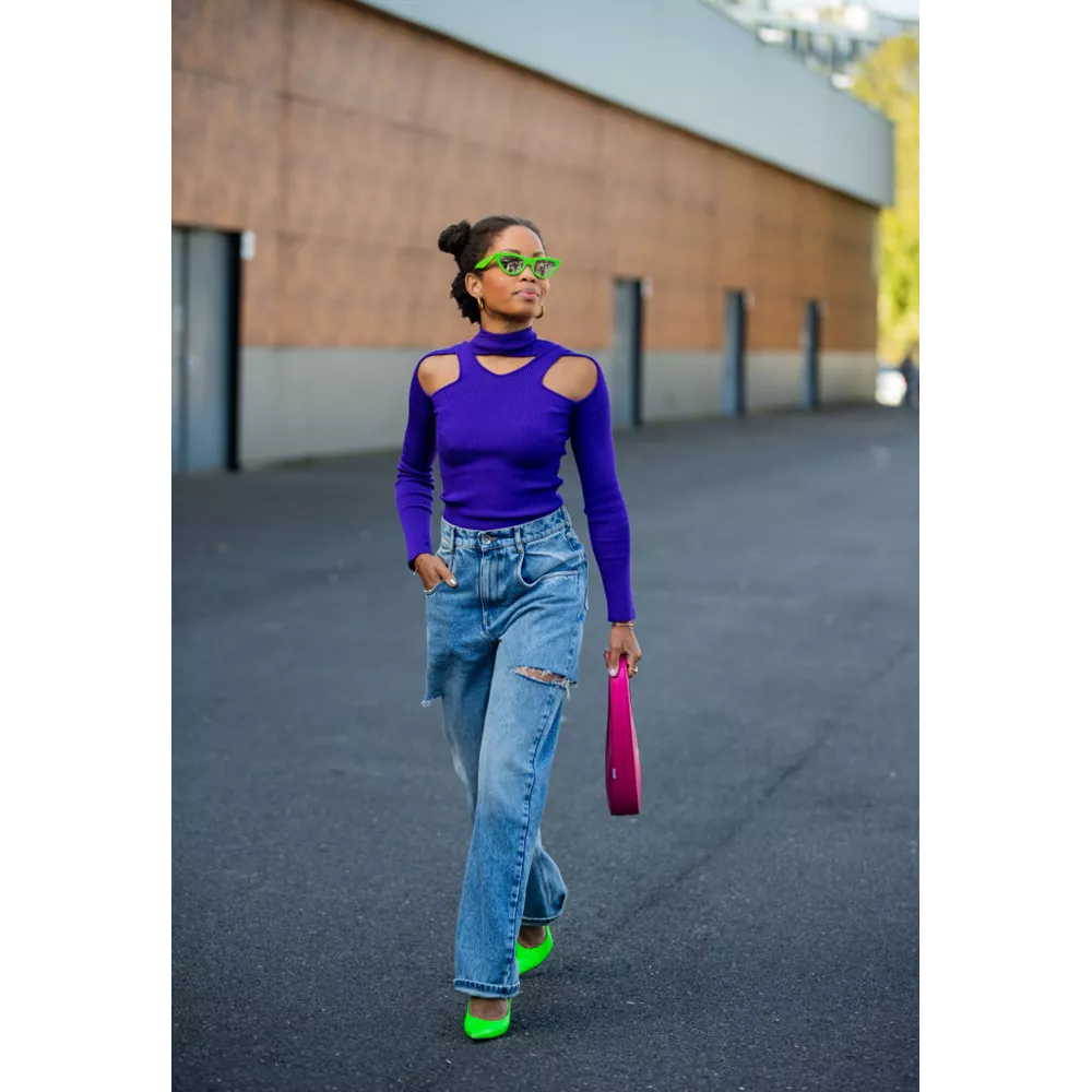 Με χρωματιστές γόβες