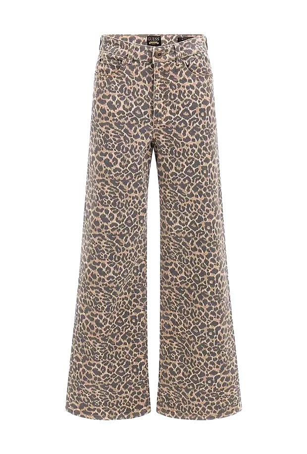 Guess γυναικειο τζιν παντελονι πεντατσεπο Wide Leg