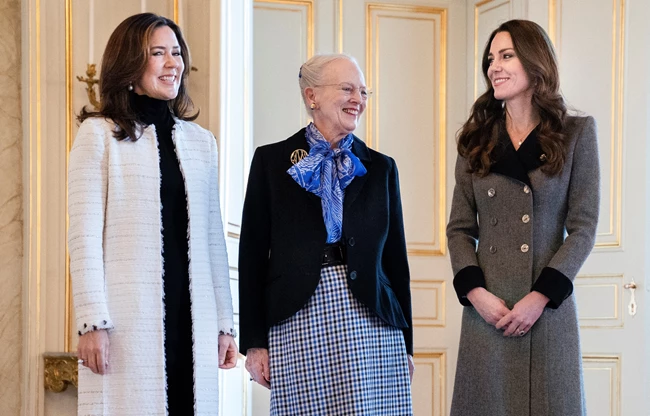 Kate Middleton, βασίλισσα Margrethe, πριγκίπισσα Mary Δανίας