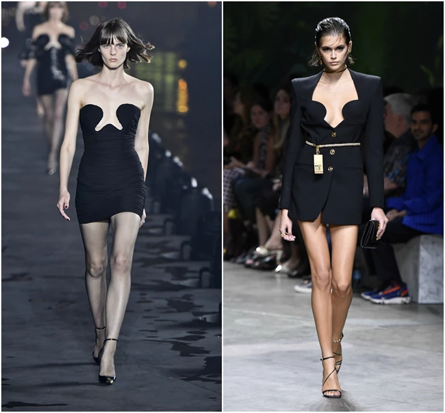 Saint Laurent, Versace