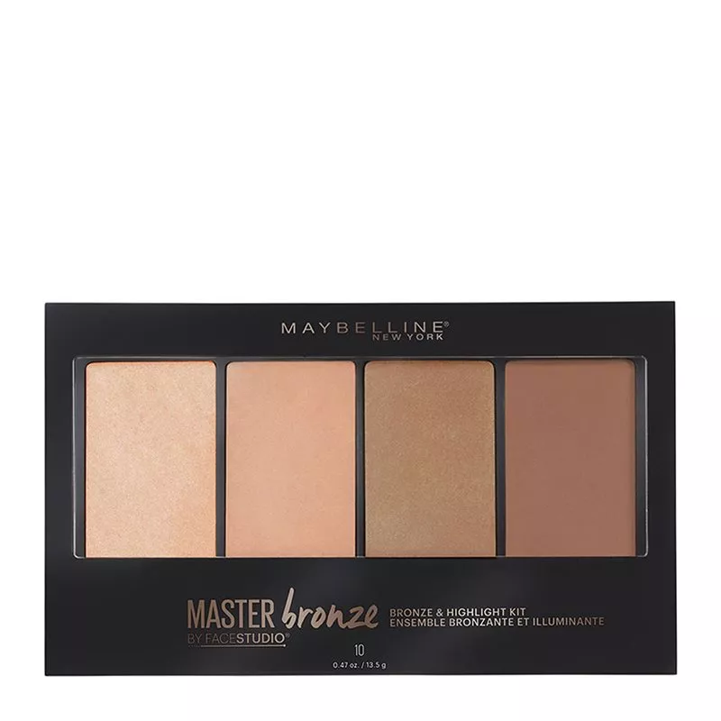 Παλέτα με bronzers και highlighters, Master Bronzer Palette, Maybelline