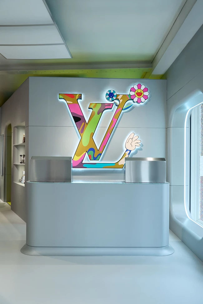 Στιγμιότυπο από το pop up store της Louis Vuitton στο Ηνωμένο Βασίλειο