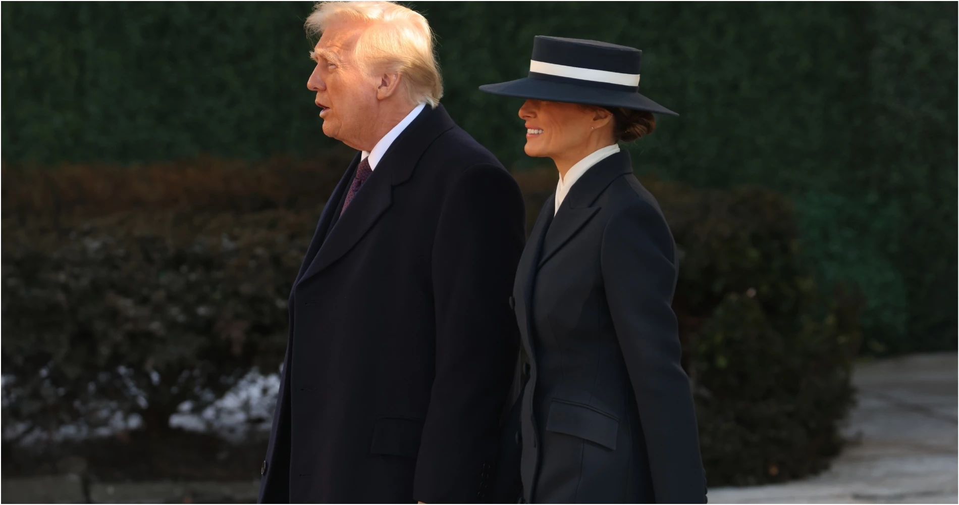 H Melania Trump κάνει τάση το ανδρόγυνο look