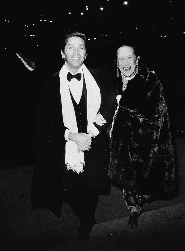H Diana Vreeland και ο Valentino Garavani 1978