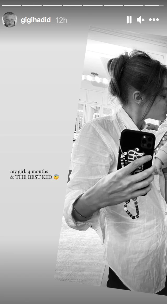 Η Gigi Hadid ανέβασε μια νέα φωτογραφία της κόρης της