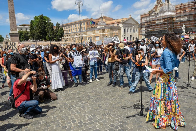 Stella Jean Black Lives Matter Rome