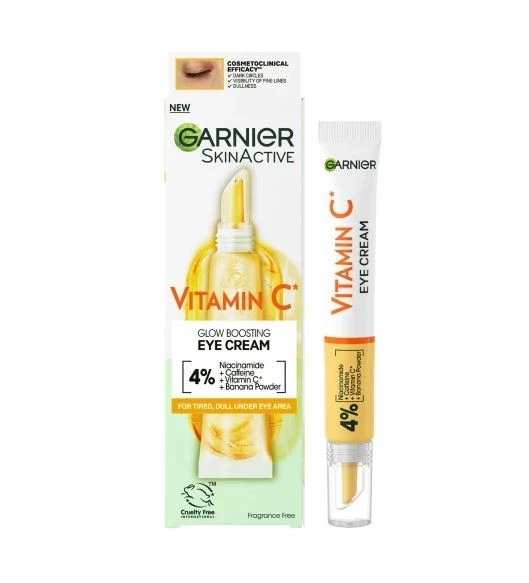Skin Active Vitamin C Glow Boost Eye Cream, Garnier