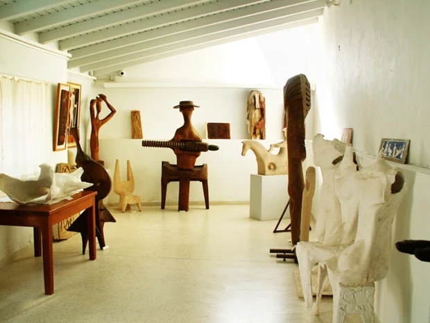 Εικόνα από το εσωτερικό του Μουσείου Καπράλου