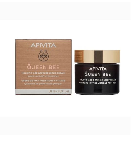 Queen Bee Holistic Age Defense Night Cream, APIVITA (στα φαρμακεία)