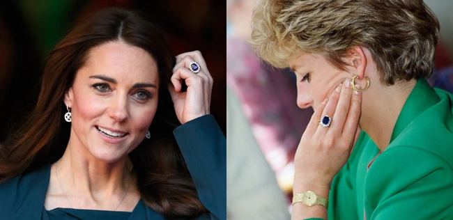 Kate Middleton and Diana