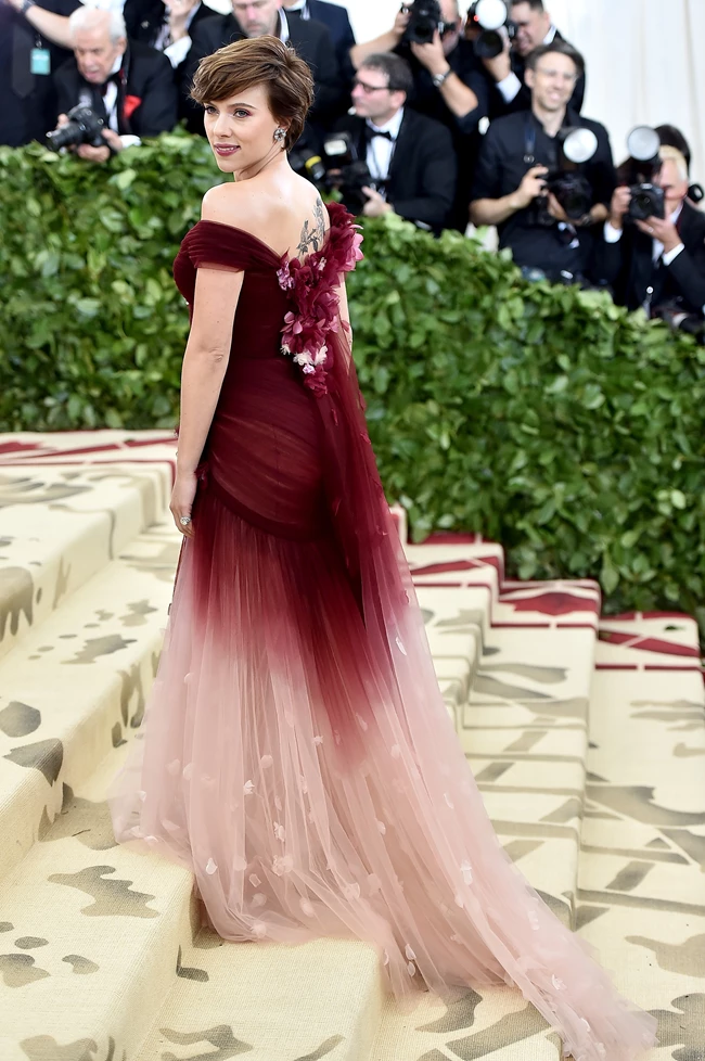Scarlett Johansson Met Gala 2018 Marchesa