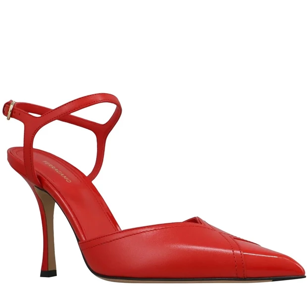 Κόκκινες γόβες Ferragamo, Ferragamo boutique & Kalogirou.