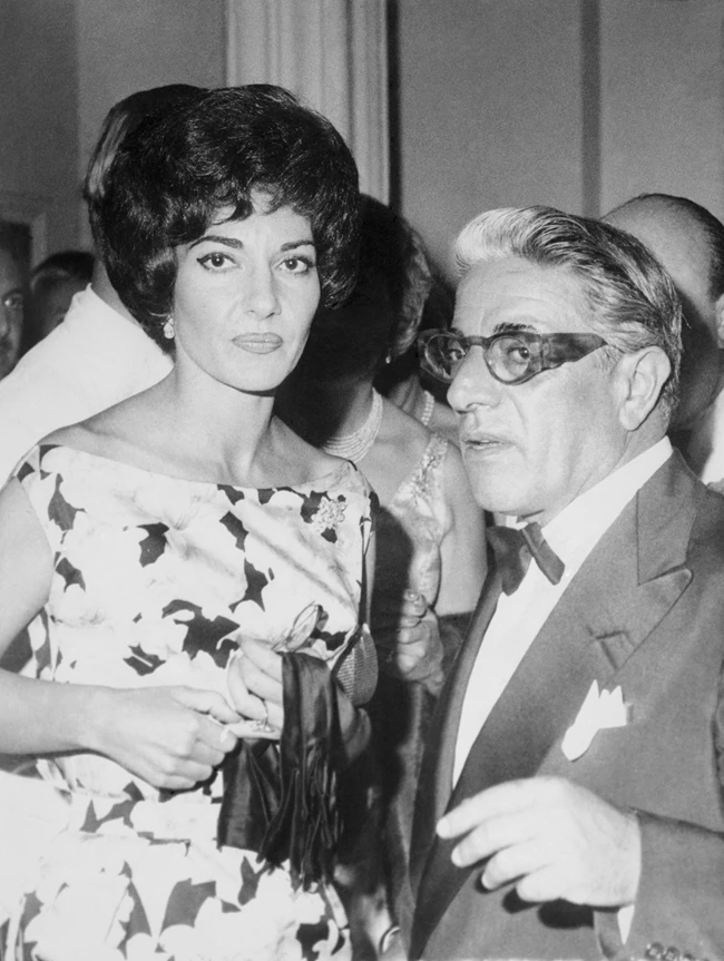 Μαρία Κάλλας και Αριστοτέλης Ωνάσης