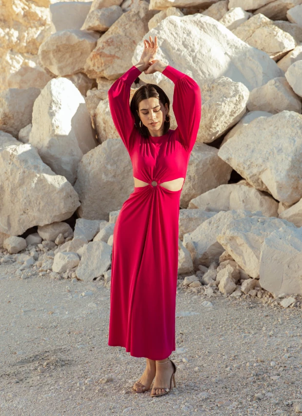 Vestido detalle anilla Cayro