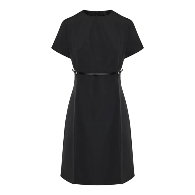 Μαύρο φόρεμα από cotton taffeta Givenchy, Luisa World.
